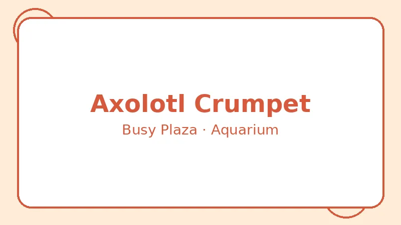 Крампет Axolotl Crumpet — Busy Plaza