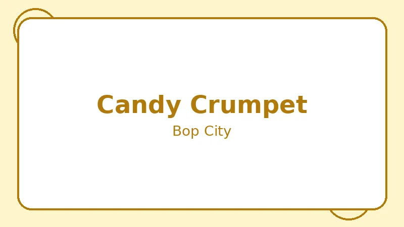 Крампет Candy Crumpet — Bop City