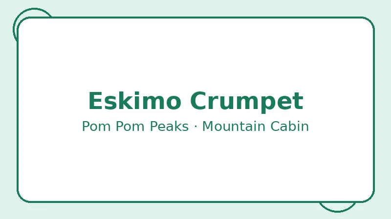 Крампет Eskimo Crumpet — Pom Pom Peaks