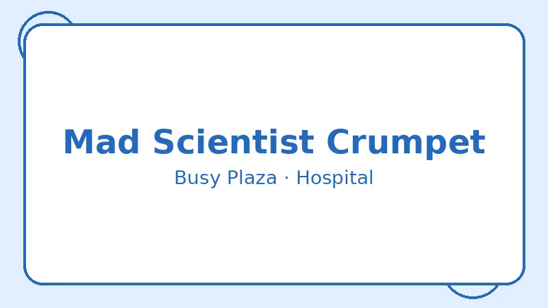 Крампет Mad Scientist Crumpet — Busy Plaza