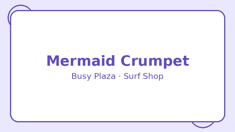 Крампет Mermaid Crumpet — Busy Plaza