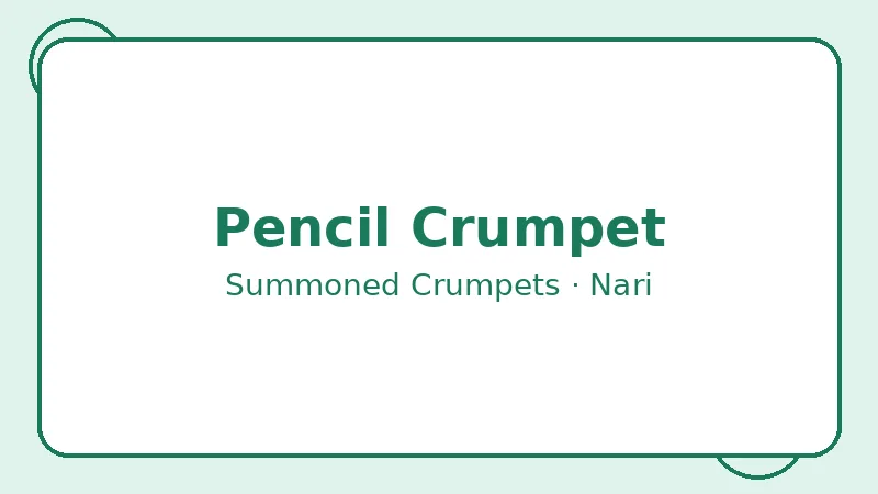 Крампет Pencil Crumpet — Summoned Crumpets
