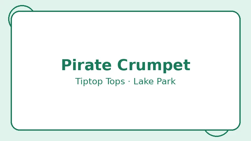 Крампет Pirate Crumpet — Tiptop Tops