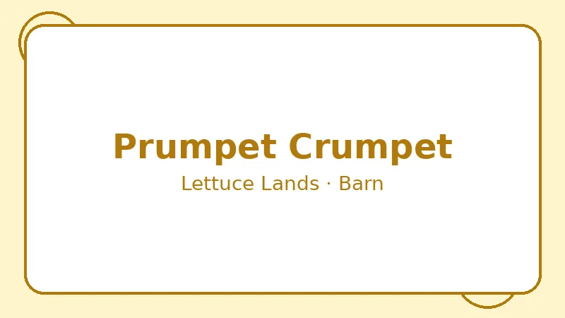 Крампет Prumpet Crumpet — Lettuce Lands