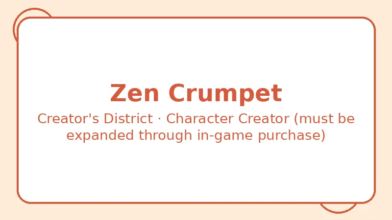 Крампет Zen Crumpet — Creator's District