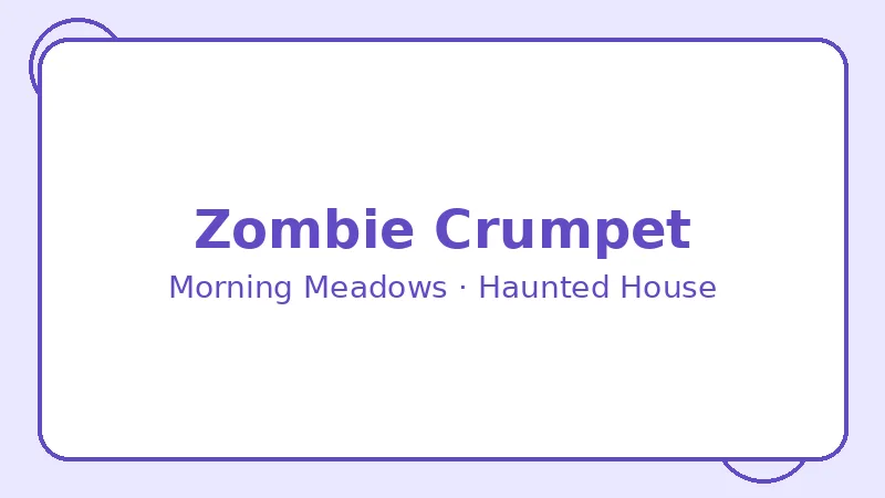 Крампет Zombie Crumpet — Morning Meadows